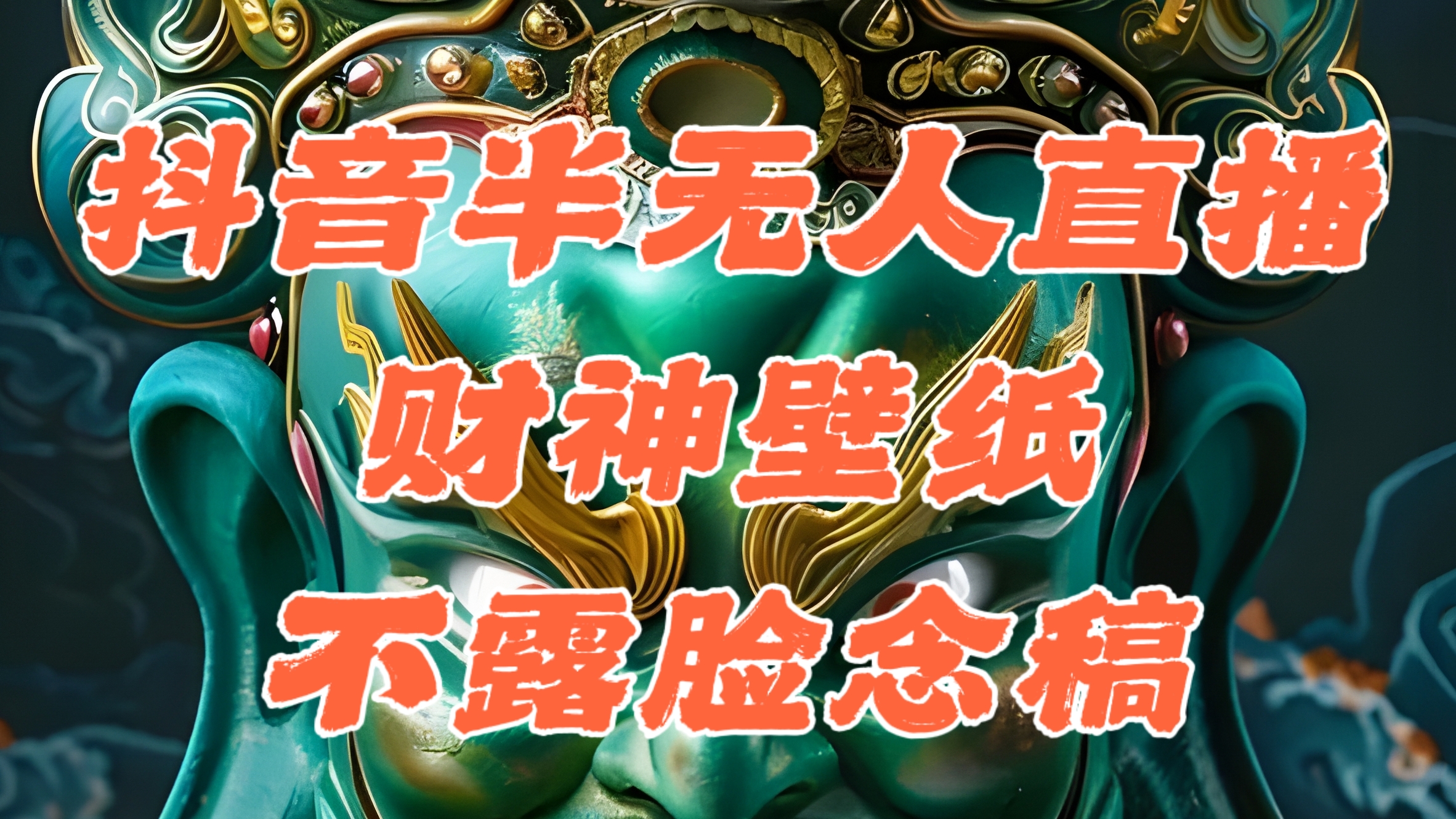 抖音半无人直播公会素材撸音浪，生肖财神AI图直播不露脸读稿，单日1000+狐狸致富吧-狐狸副业网-扶苏副业网狐狸致富吧