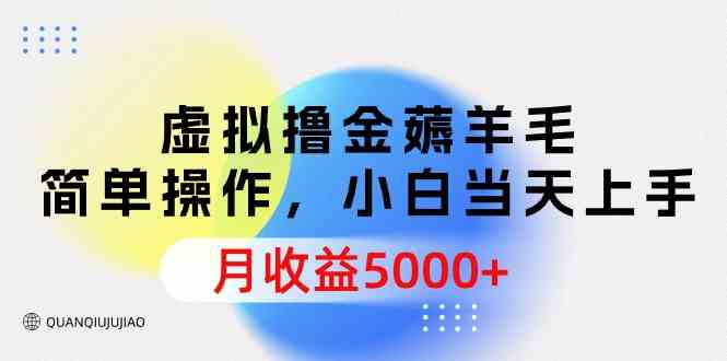 （9864期）虚拟撸金薅羊毛，简单操作，小白当天上手，月收益5000+狐狸致富吧-狐狸副业网-扶苏副业网狐狸致富吧
