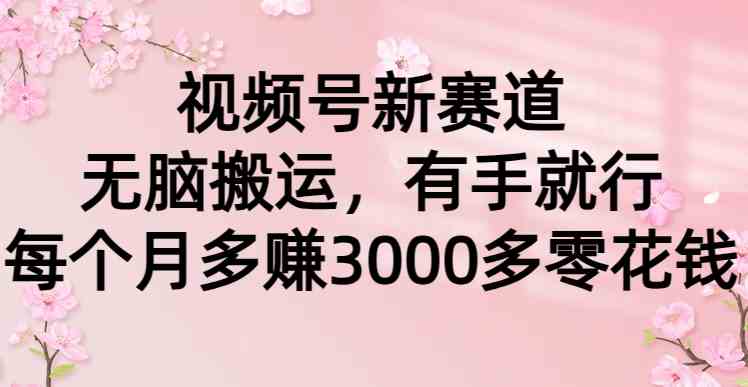 （9277期）视频号新赛道，无脑搬运，有手就行，每个月多赚3000多零花钱狐狸致富吧-狐狸副业网-扶苏副业网狐狸致富吧